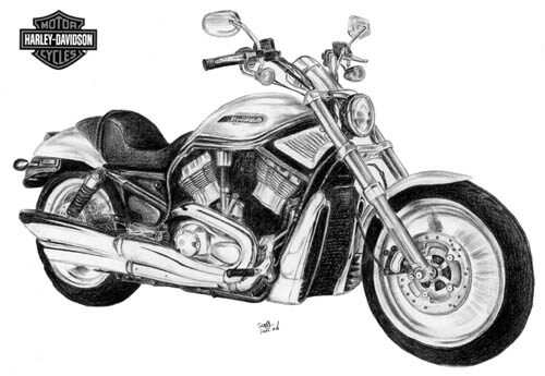 Harley bike black1