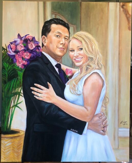 Portrait artwork by Liang