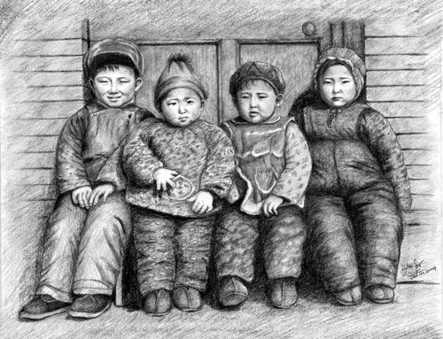 Mom and 3sibs