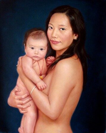Painting   mother with baby